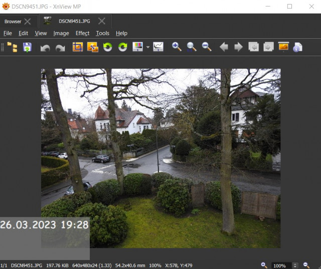 XnView MP - Filename missing