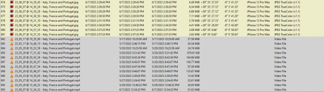 Correct sequence at end of list - 1.4.4