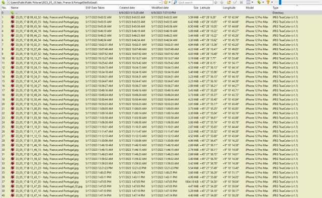Correct sequence at start of list - 1.4.4
