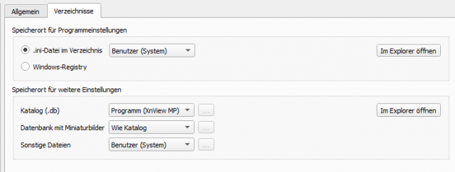 Catalog Settings