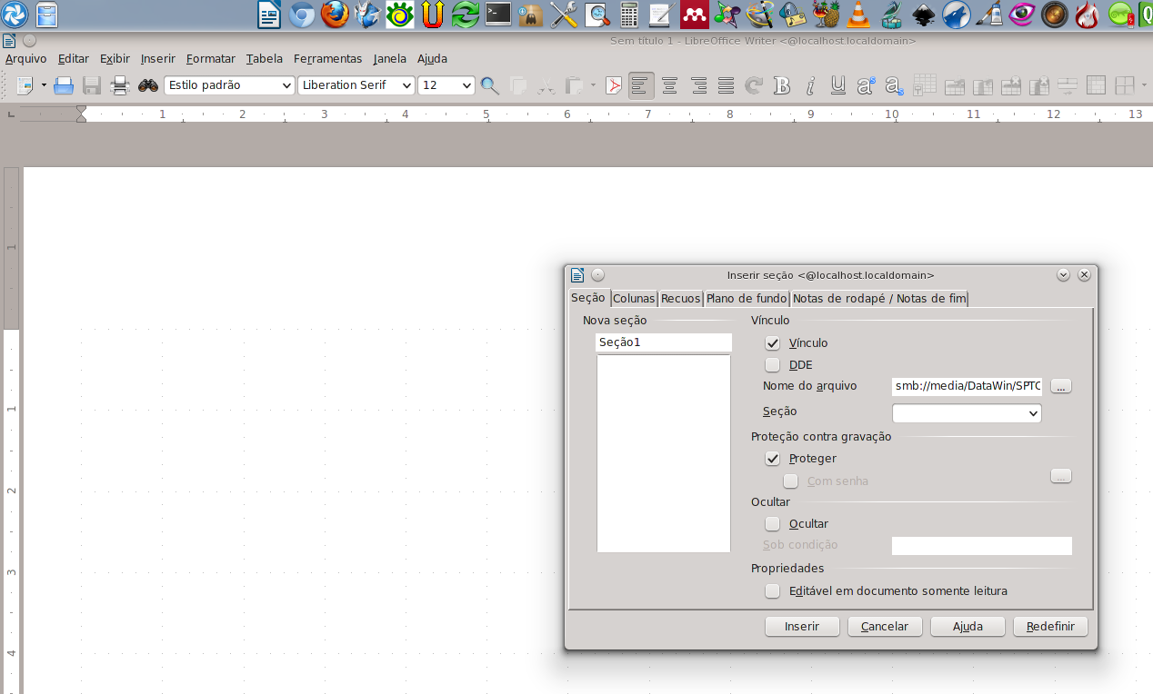 Trying to drag and drop a local image from XnViewMP to LibreOffice in Chakra Linux 64 bits.