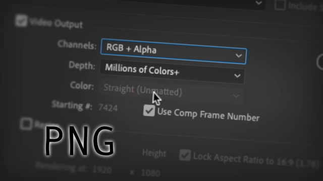 After Effects → Output Module Settings<br />https://youtu.be/XobSAXZaKJ8?t=369