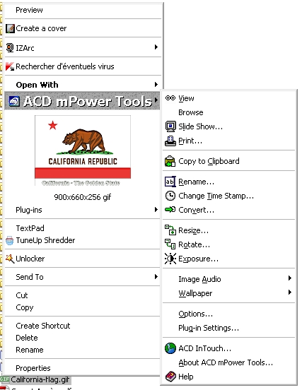 mPowerTools main screen
