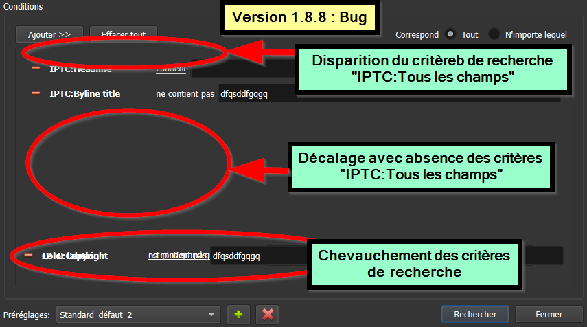 Copie écran KO en version 1.8.8