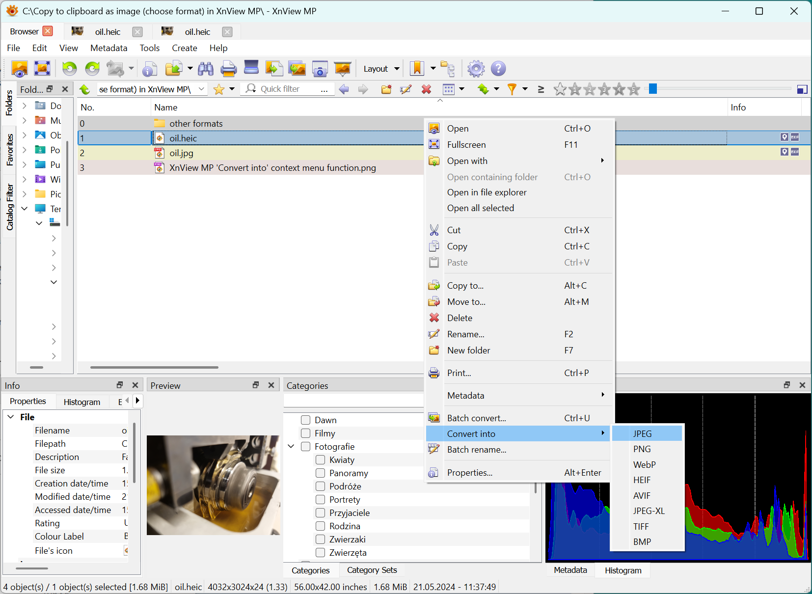 XnView MP 'Convert into' context menu function.png