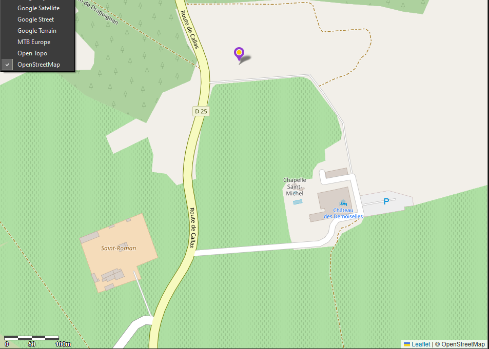 Exemple visu avec fond OpenStreetMap