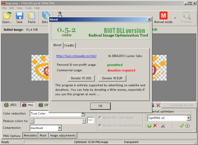 XnView  v2.13 + RIOT v0.5.2 + FreeImage v3.15.3