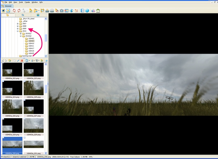 drag&amp;drop folder and reflect it in xnview.db