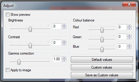 2. second time I opened the dialog window (smaller)