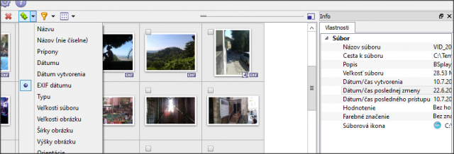 see sorting according EXIF date ... but is not sorted out right according to 22.6. :/ so a pretty mess up