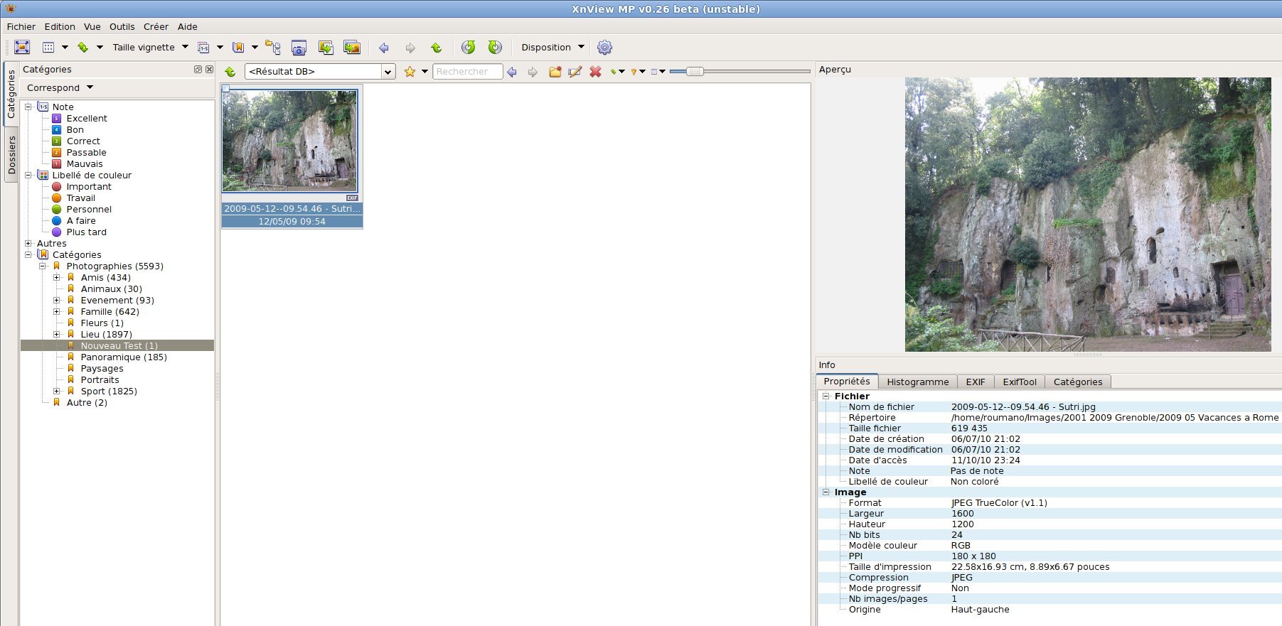 Step 2) Open the Categorie view, open this new categories<br />You will found on the categorie, a 'random' photo