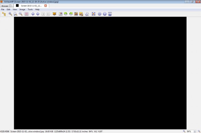 Active window capture