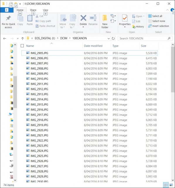 File Listing
