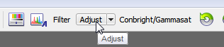 conbright toolbar button