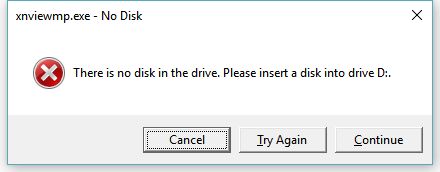 Error message every start up.