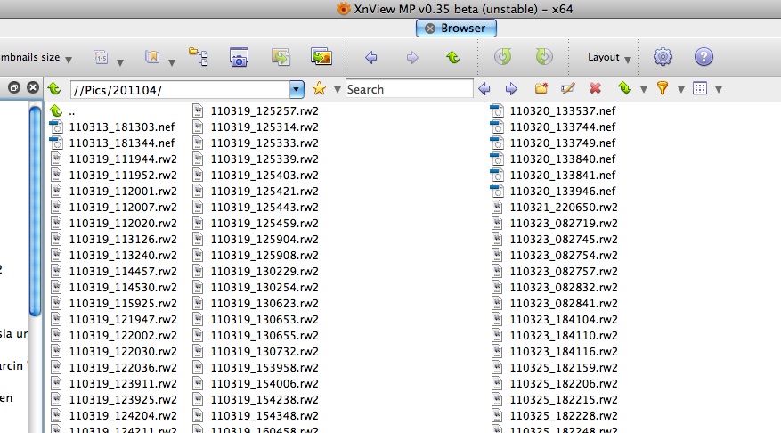 all columns blinking with high frequency