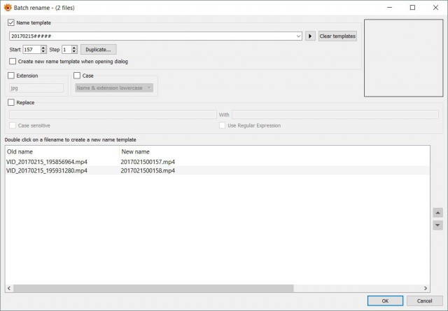 Trying to batch rename several video files....jpg