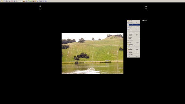 Browser Context Menu Item In Full Screen Modus