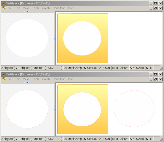 Thumbnails &amp; preview @ 50% high-quality zoom
