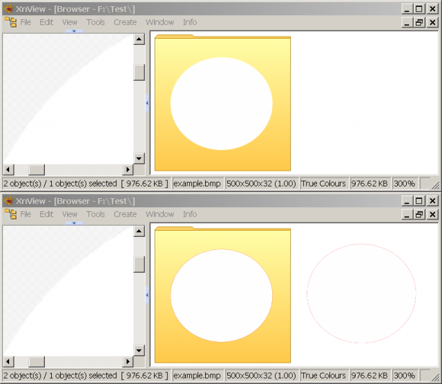 Thumbnails &amp; preview @ 300% high-quality zoom