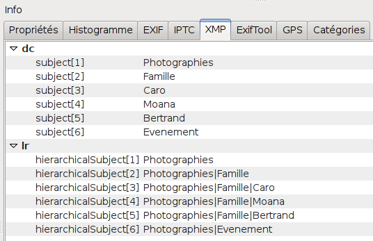 Xmp of the picture