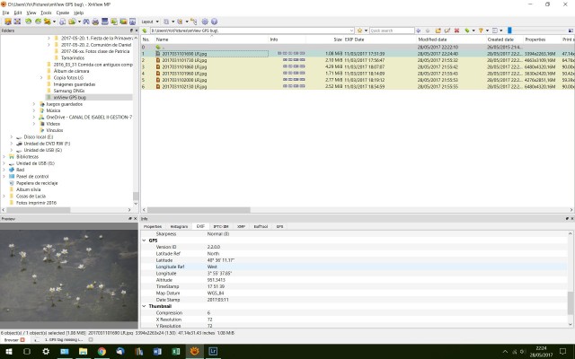 2. But it re-appears after LR export and F5 refresh in xnView