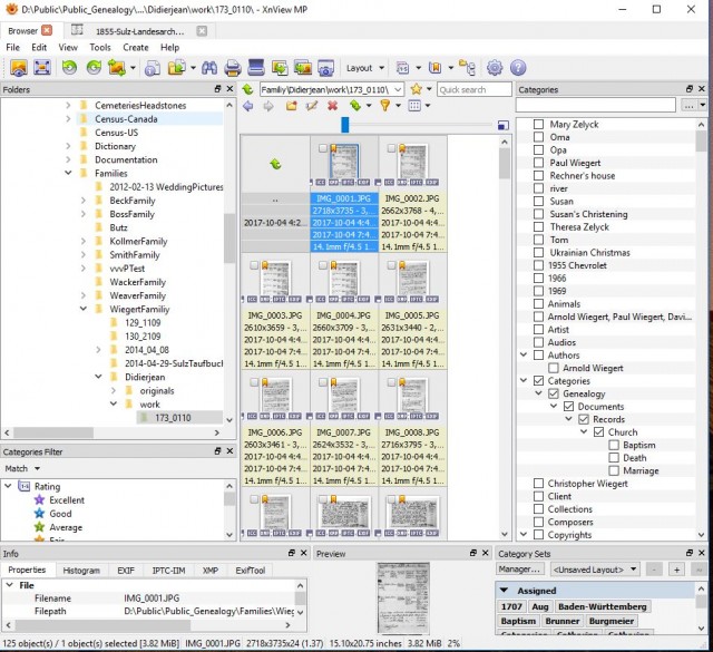same files on local hard drive