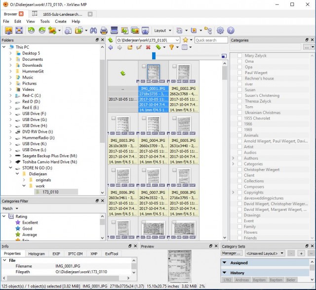 same files on USB drive