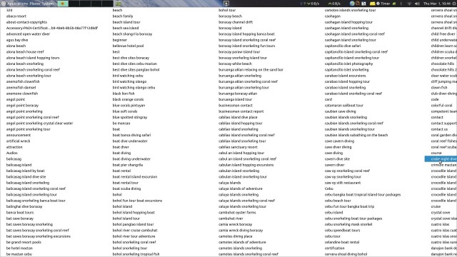 Window appear but Most Categories are beyond the mouse reach without being able to scroll