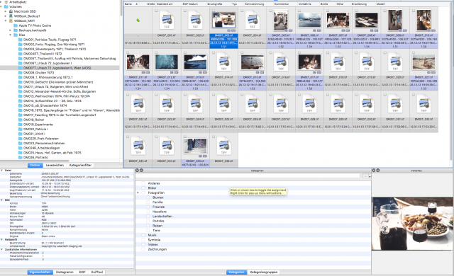 some thumbnails are ok, selected preview too