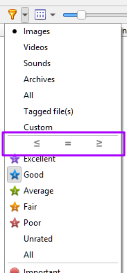 Xnview0.92.6-Rating filtering operators.png