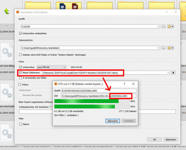 file rename not working