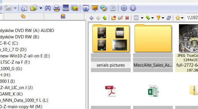 Sample of font view