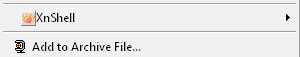 Sub-menu enabled (test version of Shell Extension from Pierre) - it doesn't look good