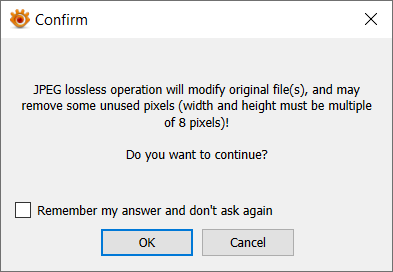 Tools → Settings… → General → General → Reset all confirm prompts