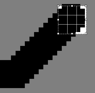 XNViewMP Win x64 1.3.0 zoomed selection misaligned on 1bpp image.png