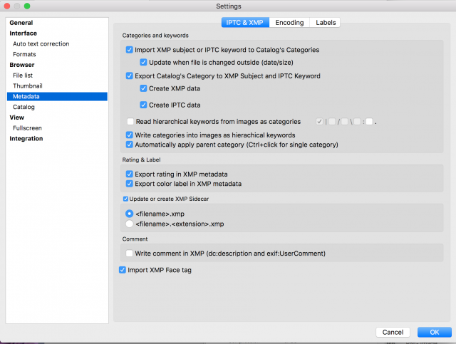 new check box in metadata